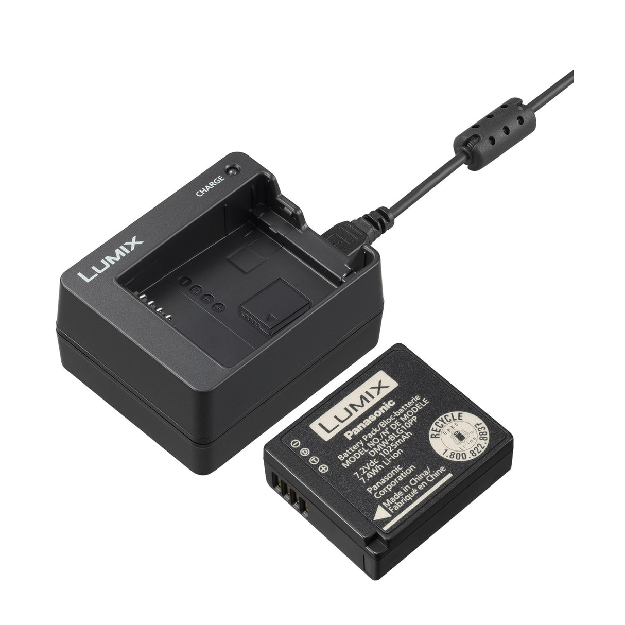 Panasonic Rechargeable Battery and Charger Travel Pack DMW-ZSTRV - Image 1