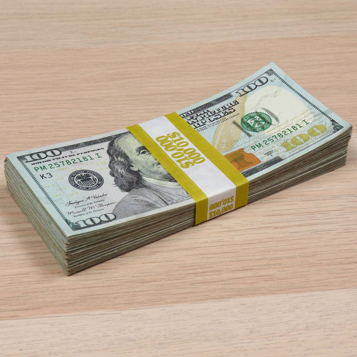 $500,000 RealAged Full Print New Series Stacks