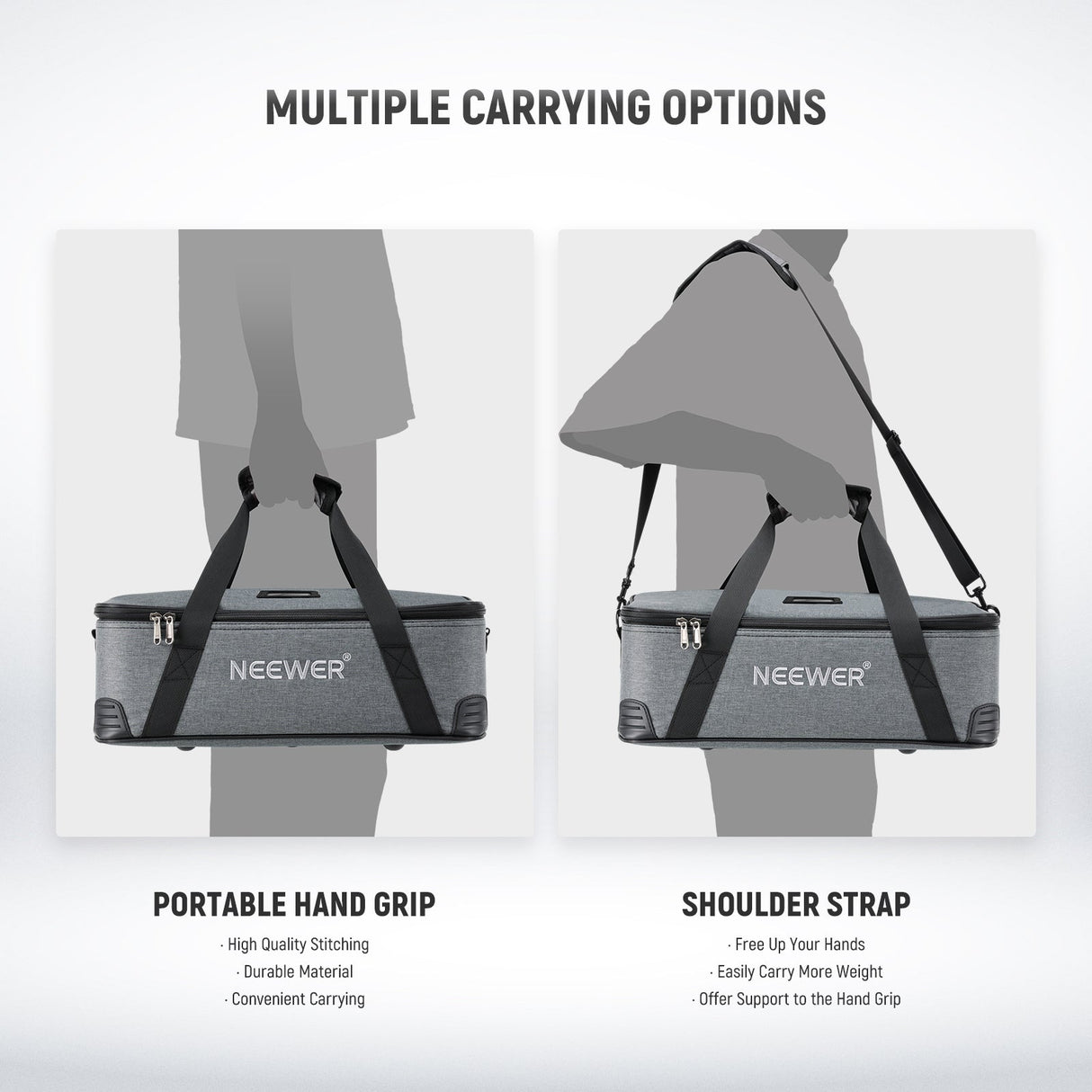 NEEWER PB5 Carrying Bag with Movable Foam Padded