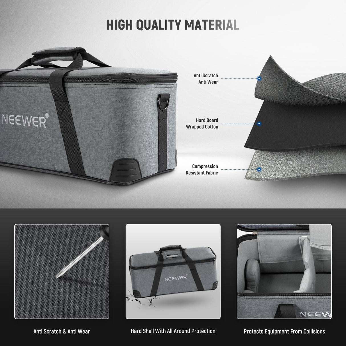NEEWER PB6 Carrying Bag with Shoulder Strap