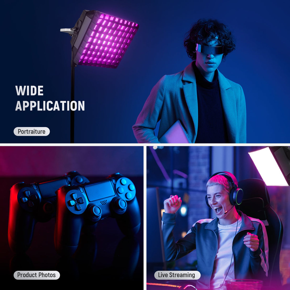 NEEWER NS4S Upgraded Softbox Diffuser for NL660 RGB660 PRO