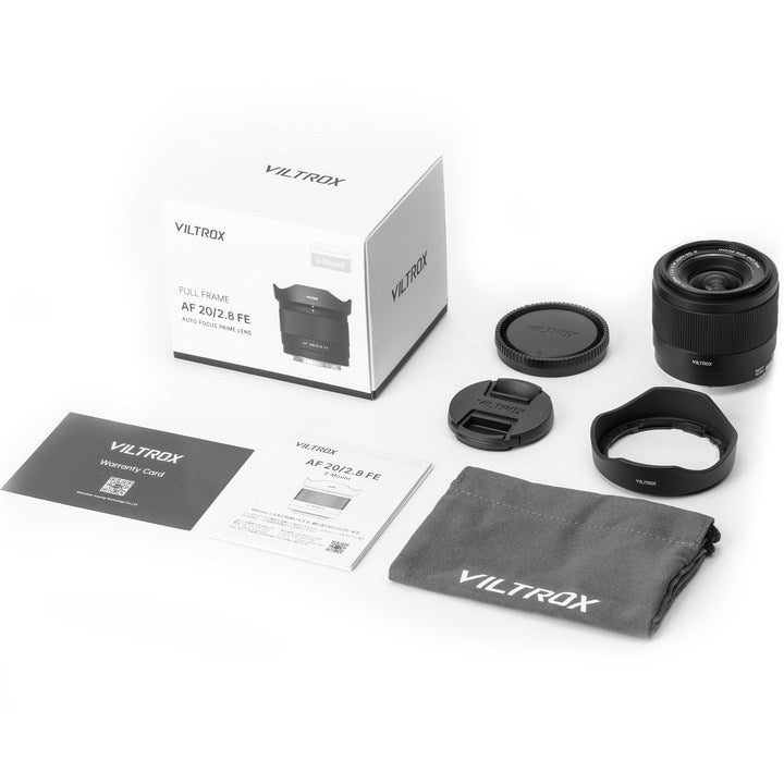 Viltrox AF 20mm F2.8 Air Full-Frame Lens for Sony E-Mount White/Black