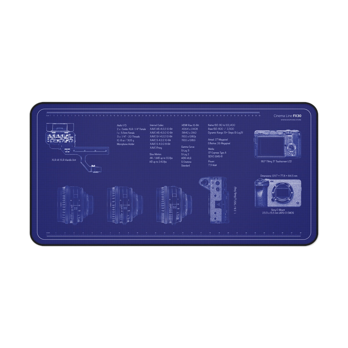 Cinema Line FX30 | Blueprint Camera Mat