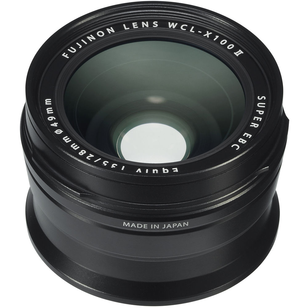 Fujifilm X100 Wide Conversion Lens (WCL-X100 II, Black)