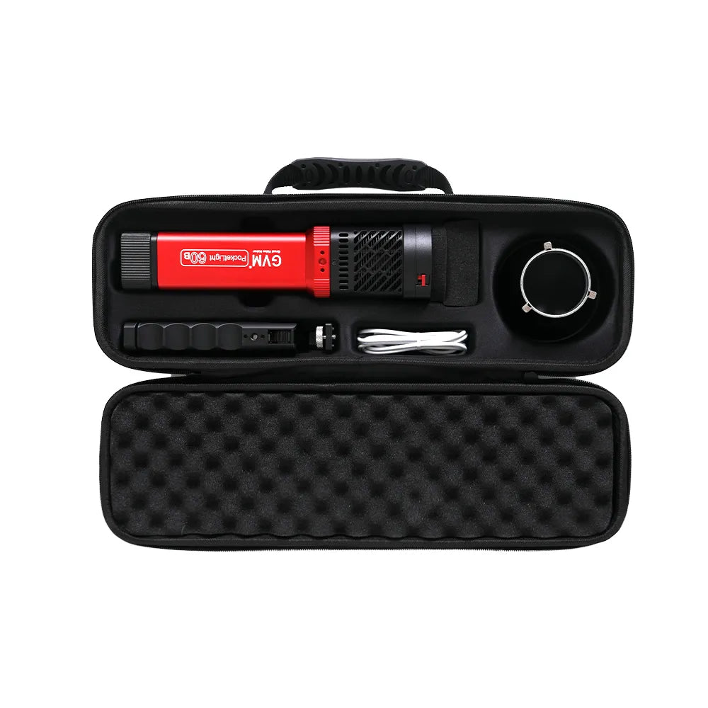 GVM 60W Bi-Color Handheld LED Pocket Video Light (Built in battery style) - 1 light-with battery