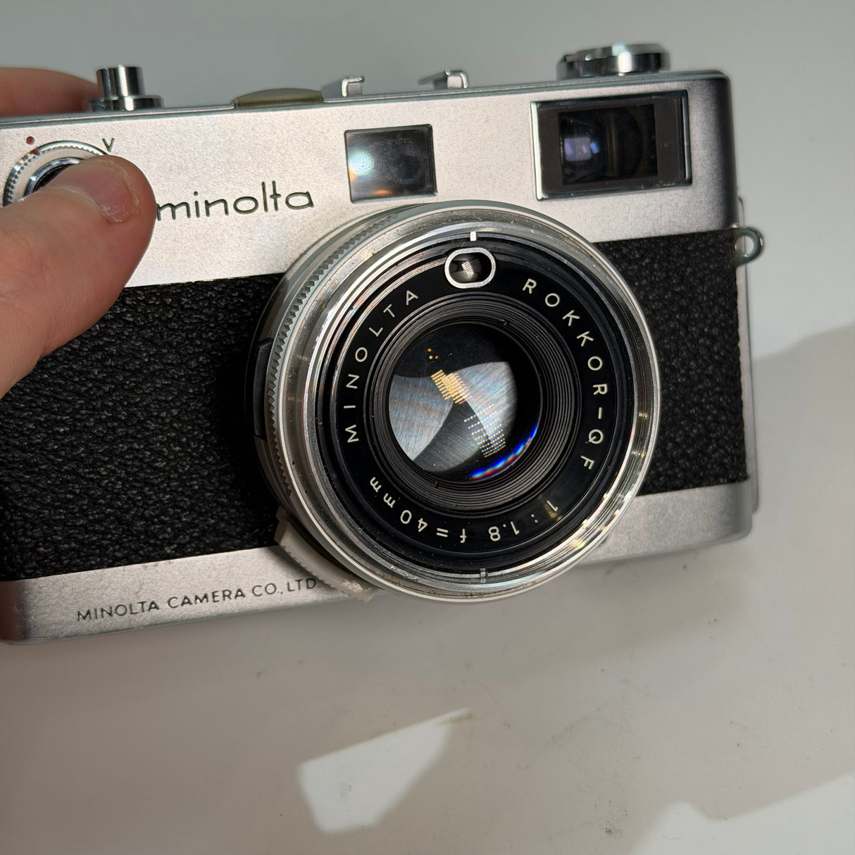 (USED) Minolta AL-E Rangefinder Film Camera with 40mm f/1.8 Lens