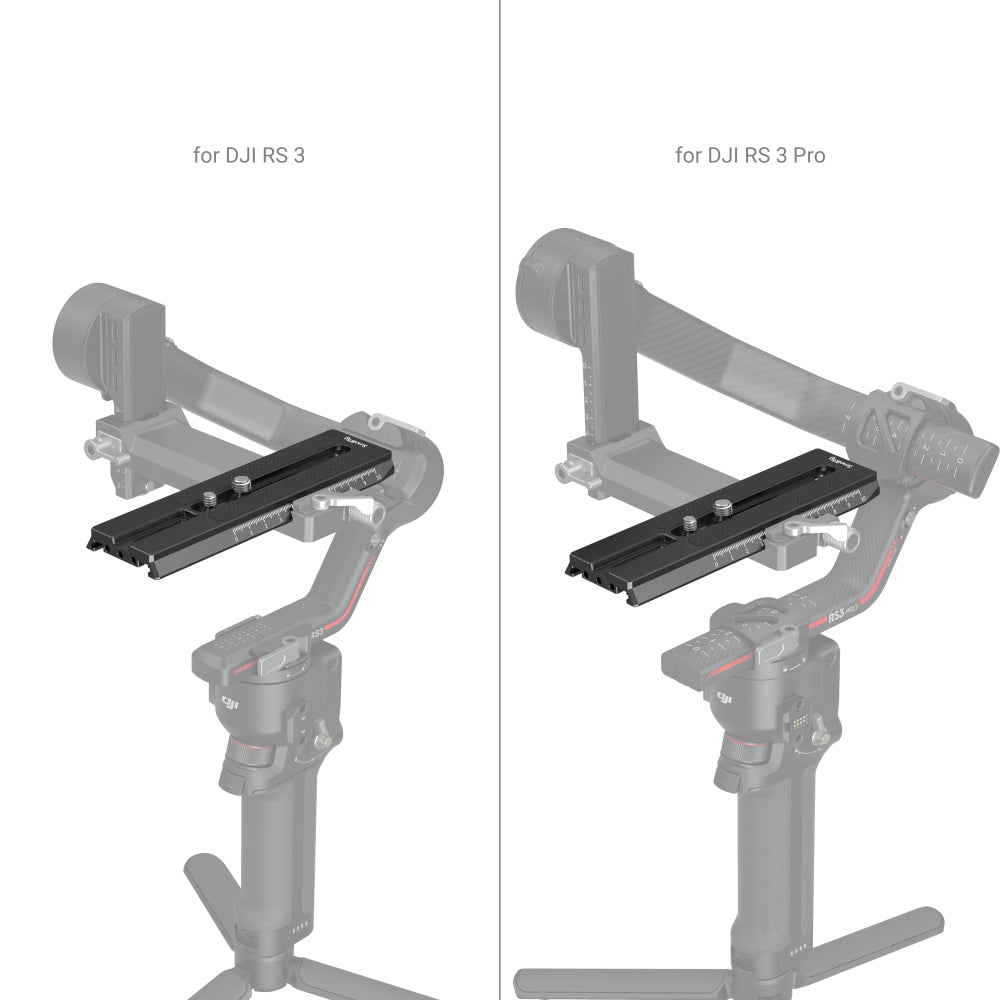 SmallRig Extended Quick Release Plate for DJI RS / RS 2 / RS 3 / RS 3 Pro / RS 4 / RS 4 Pro / RS 5 (Compatible with Manfrotto Specifications) 3031B