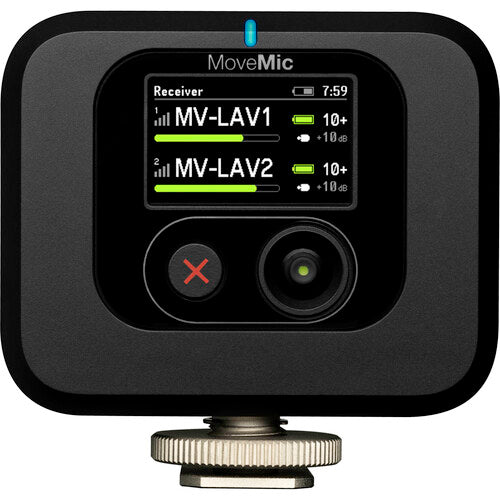 Shure MoveMic Two Clip-On Microphone Receiver Kit