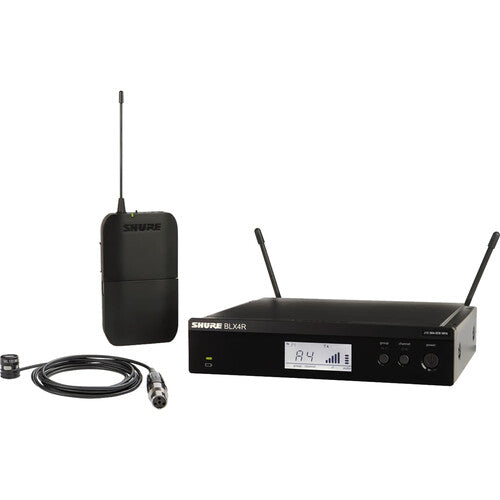 Shure BLX14R/W85M Rackmount Wireless Cardioid Lavalier Microphone System (H9: 512 to 542 MHz)