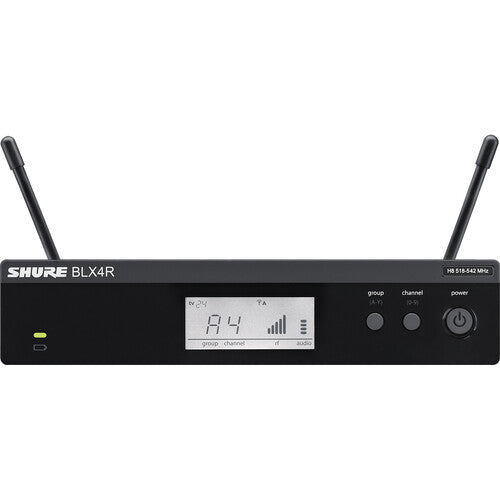 Shure BLX14R/W85M Rackmount Wireless Cardioid Lavalier Microphone System (H9: 512 to 542 MHz)