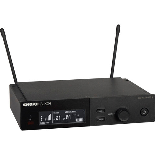 Shure SLXD14/85M Digital Wireless Cardioid Lavalier Microphone System (J52: 558 to 602 + 614 to 616 MHz)