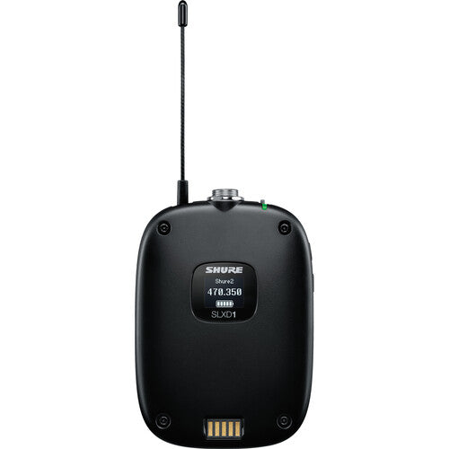 Shure SLXD14/85M Digital Wireless Cardioid Lavalier Microphone System (J52: 558 to 602 + 614 to 616 MHz)