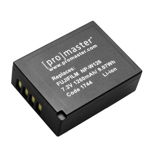 ProMaster Li-ion Battery for Fujifilm NP-W126S - Image 1