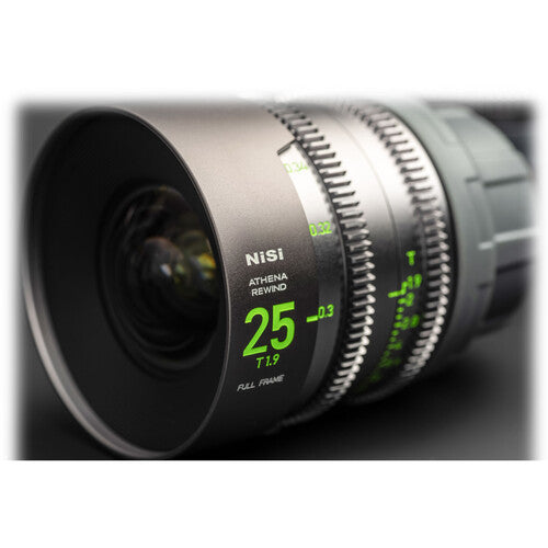 NiSi ATHENA PRIME Rewind 25mm T1.9 Full-Frame Cinema Lens (ARRI PL)
