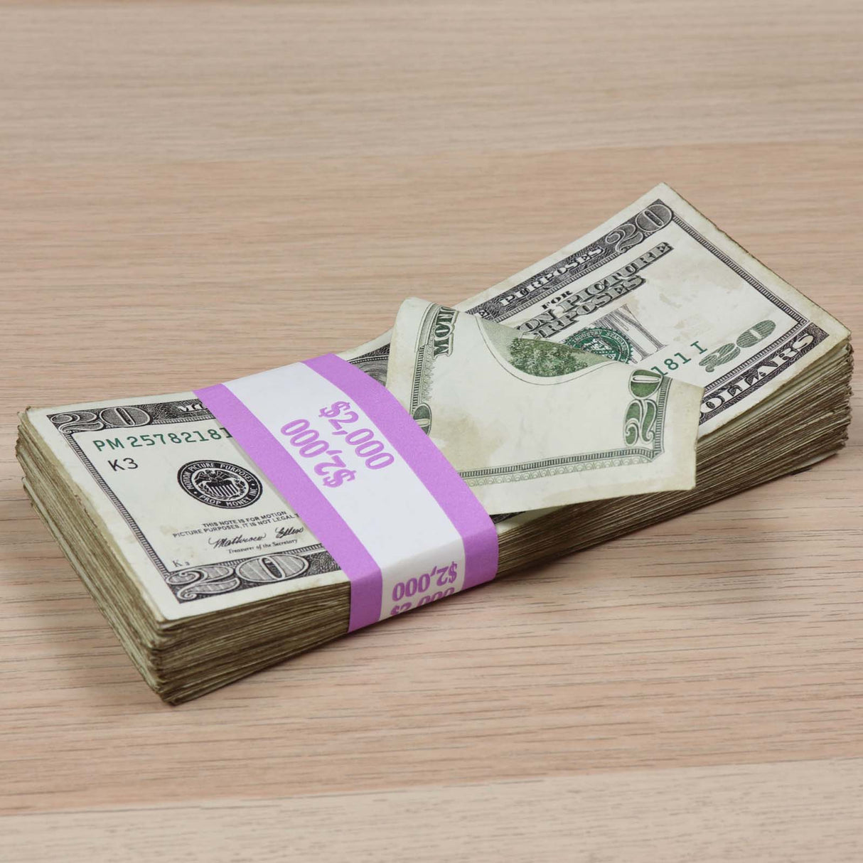 $2,000 RealAged Full Print 2000 Series Stack