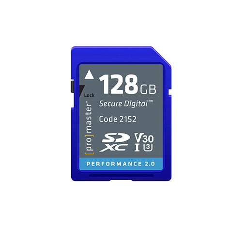ProMaster SDXC 128GB Performance 2.0 UHS-I Memory Card - Image 1