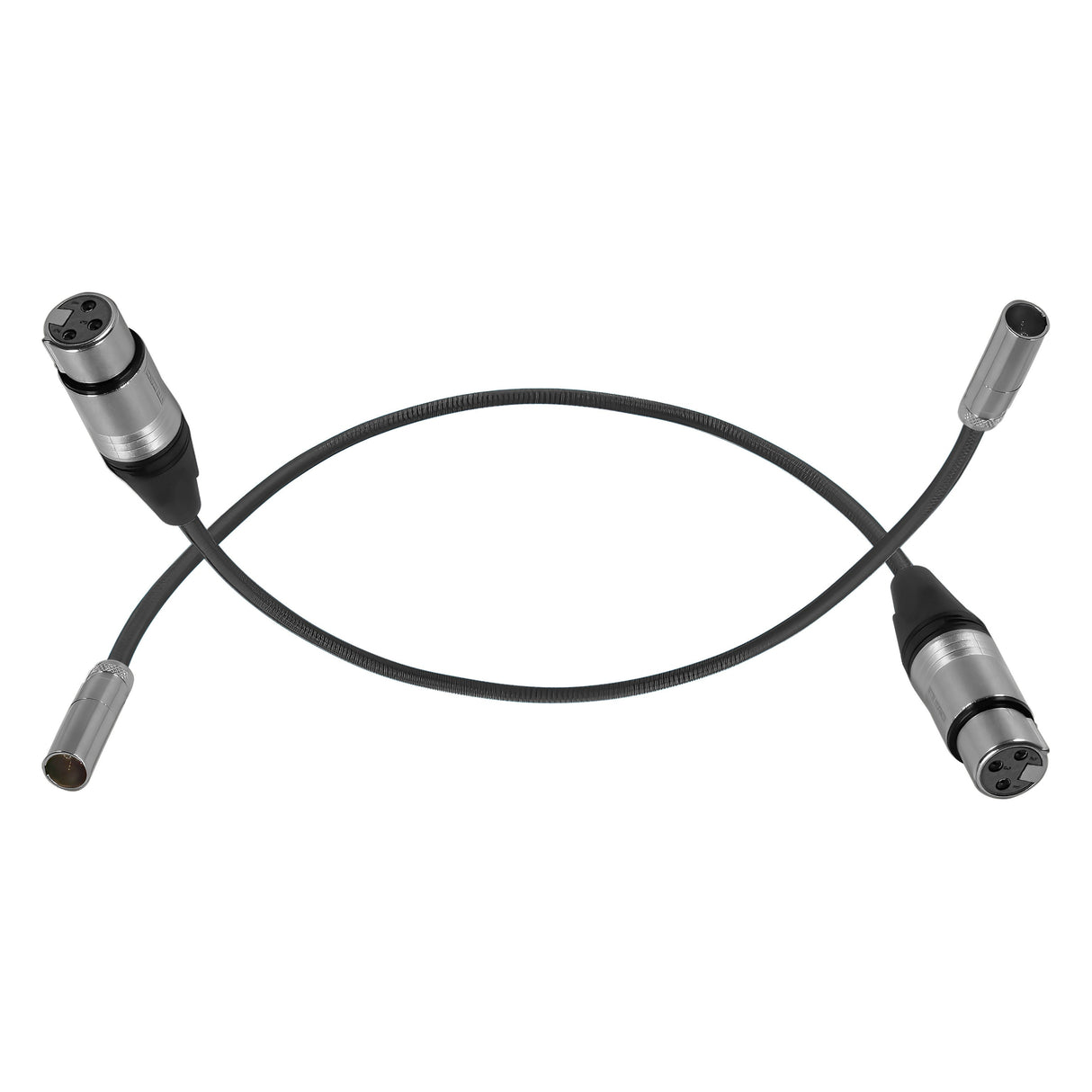 16" Mini XLR Male to XLR Female Audio Cable (2 Pack) BMD