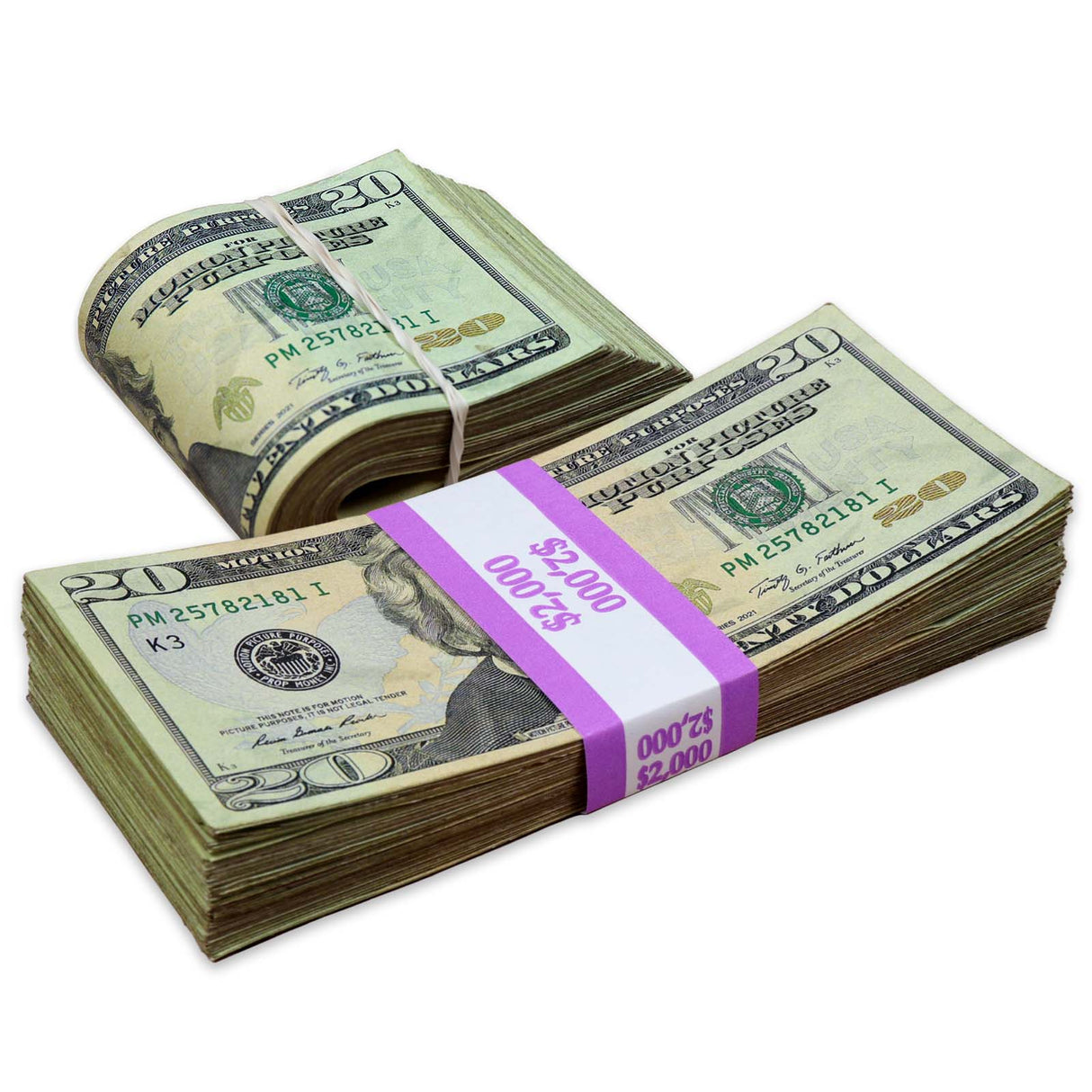 $4,000 RealAged Full Print New Series Stack & Band Pack