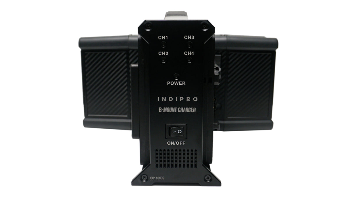 2x Indipro B-Mount 28.8V Li-Ion Batteries & Quad B-Mount Battery Charger Kit