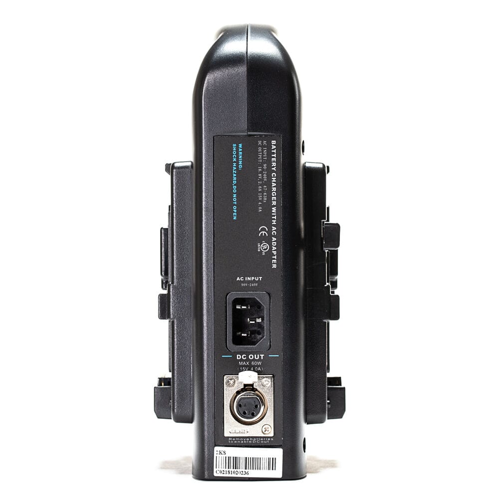 Indipro 2x Micro-Series 270Wh V-Mount Li-Ion Batteries and Dual V-Mount Battery Charger Kit
