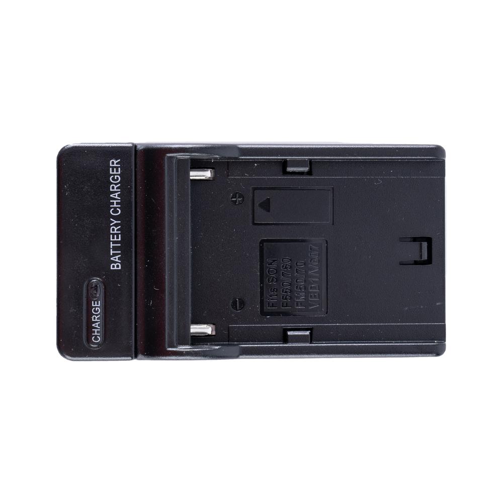 2x NP-F980 6600mAh Li-Ion Batteries & Single Charger & Cables Kit