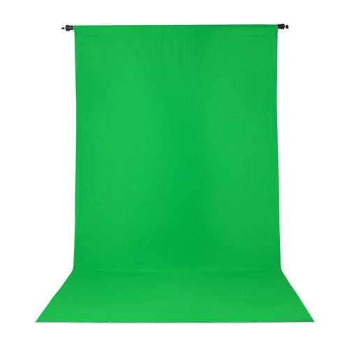 ProMaster Wrinkle Resistant Backdrop 10'x20' - Chroma-key Green - Image 1
