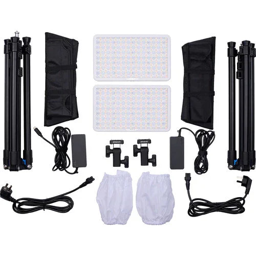 amaran Pano 60c RGB COB Mobile Light Panel (2-Light Kit, White)