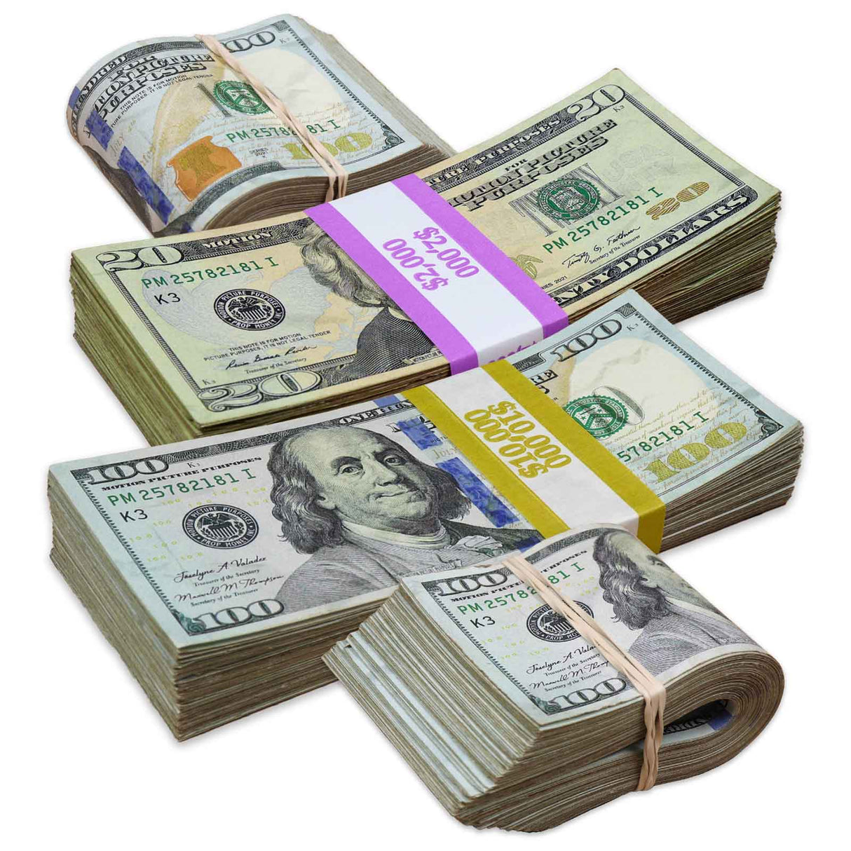 $32,000 RealAged Full Print New Series Stacks & Bands Pack