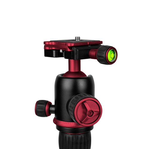 ProMaster XC-M 525K Professional Tripod Kit with Head - Red - Image 6