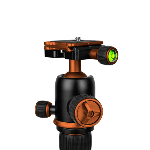 ProMaster XC-M 525K Professional Tripod Kit with Head - Orange - Image 6