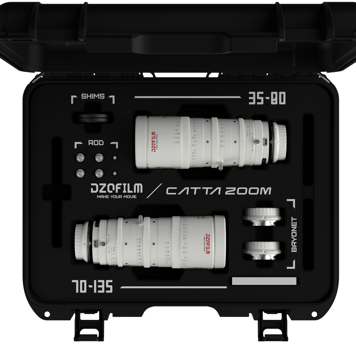 Catta Zoom T2.9-22 18-35|35-80|70-135MM DZOFILM Store