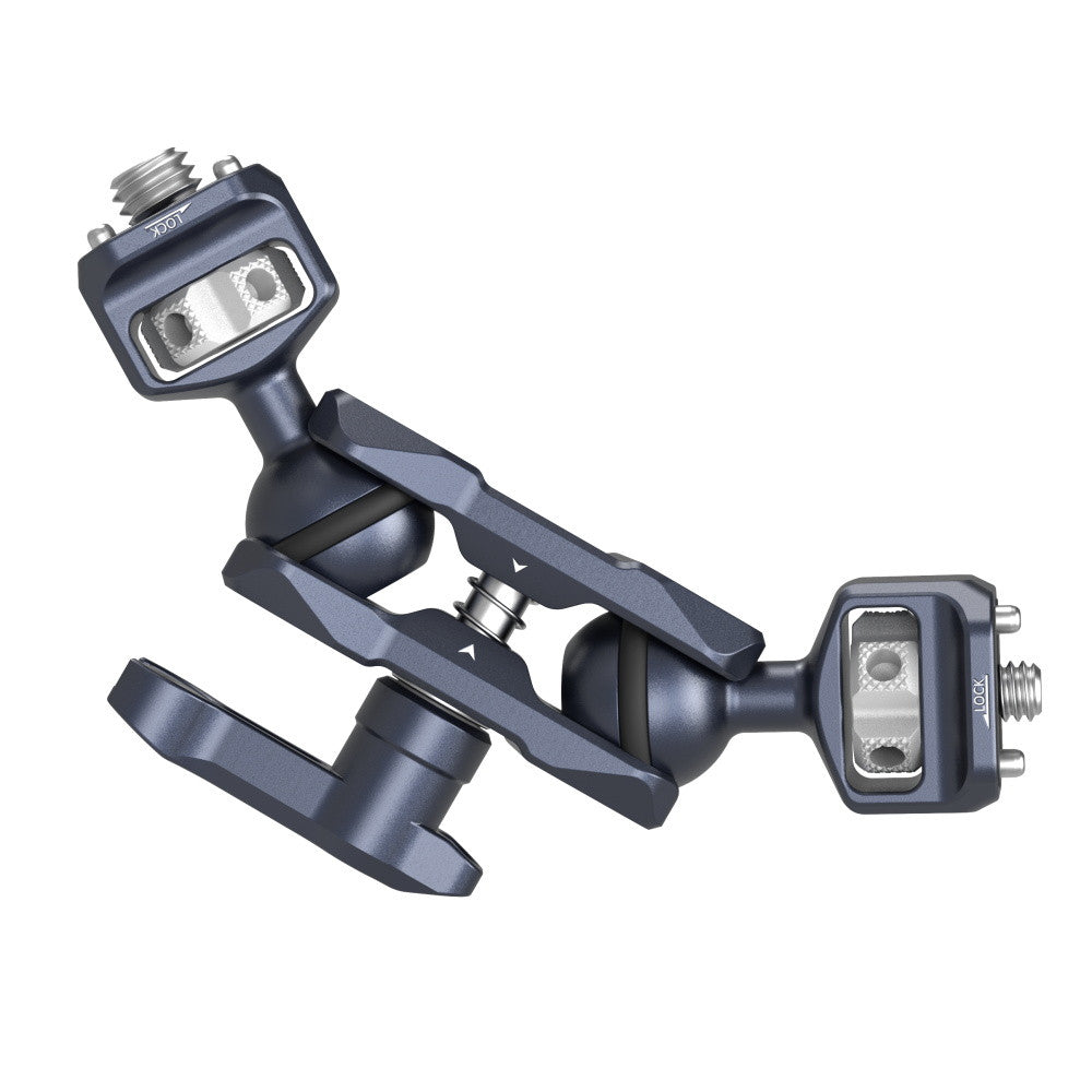 SmallRig Magic Arm Support with Dual Ball Heads (Compatible with 1/4"-20 and 3/8"-16 ARRI Threaded and Locating Holes) 3874