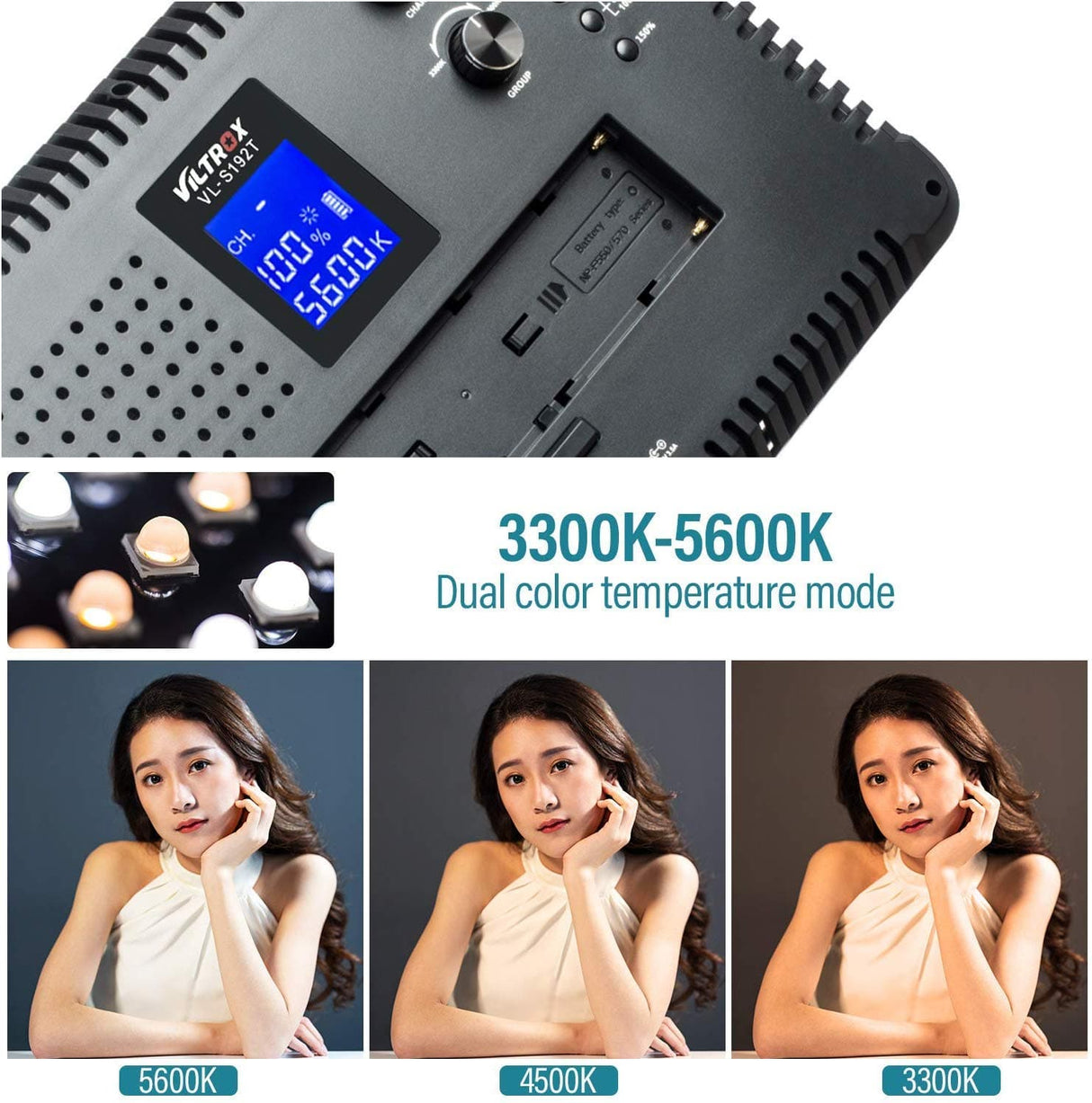 Viltrox VL-S192T LED Light Kit (3 Packs)