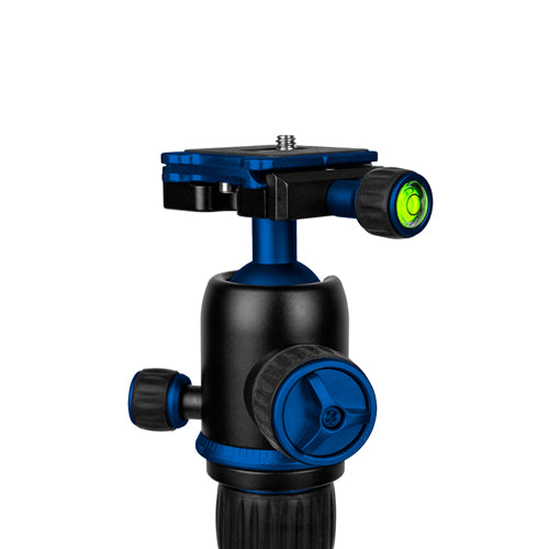 ProMaster XC-M 525K Professional Tripod Kit with Head - Blue - Image 6