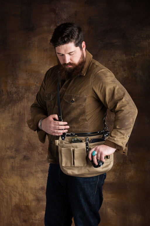 Leather Explorer Lens Quiver | Leather Messenger Bag