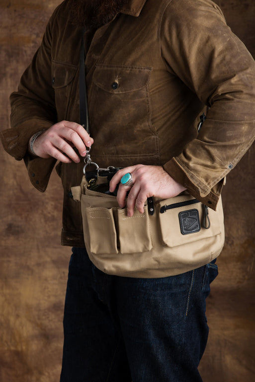 Leather Explorer Lens Quiver | Leather Messenger Bag