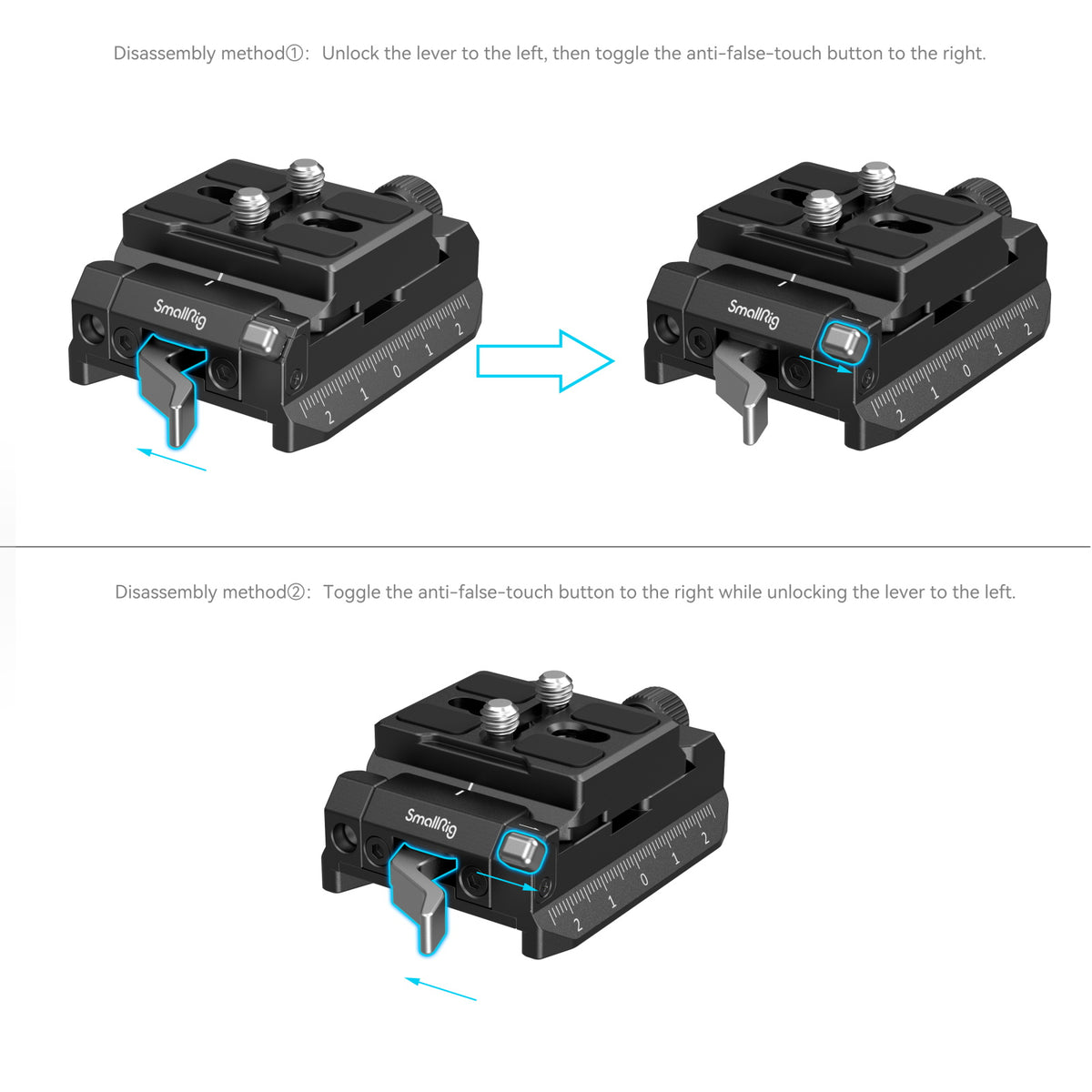 SmallRig Arca-Swiss / Manfrotto Compatible Mount Plate Kit