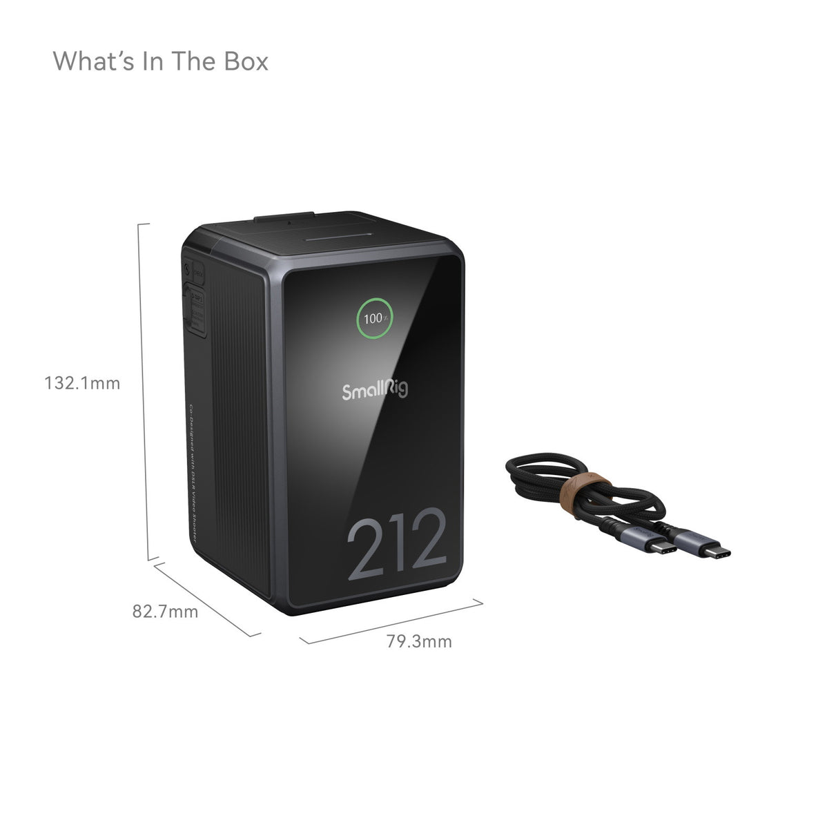 SmallRig x Caleb Pike VB212 mini V Mount Battery 4293