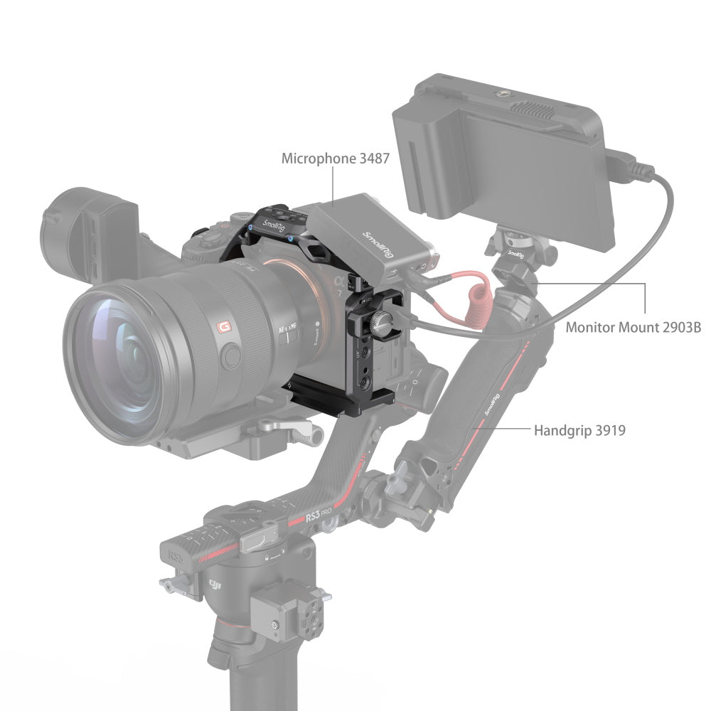 SmallRig "Rhinoceros" Cage Kit for Sony Alpha 7R V & Alpha 7 IV & Alpha 7S III