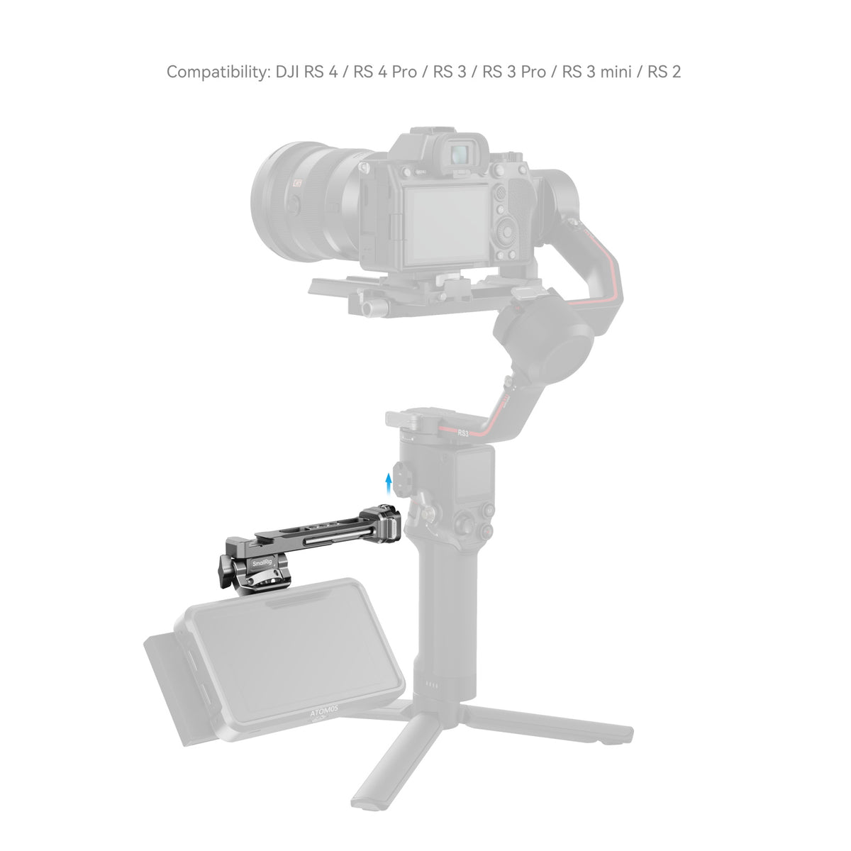 SmallRig "HawkLock" H21 Monitor Support for DJI Stabilizers
