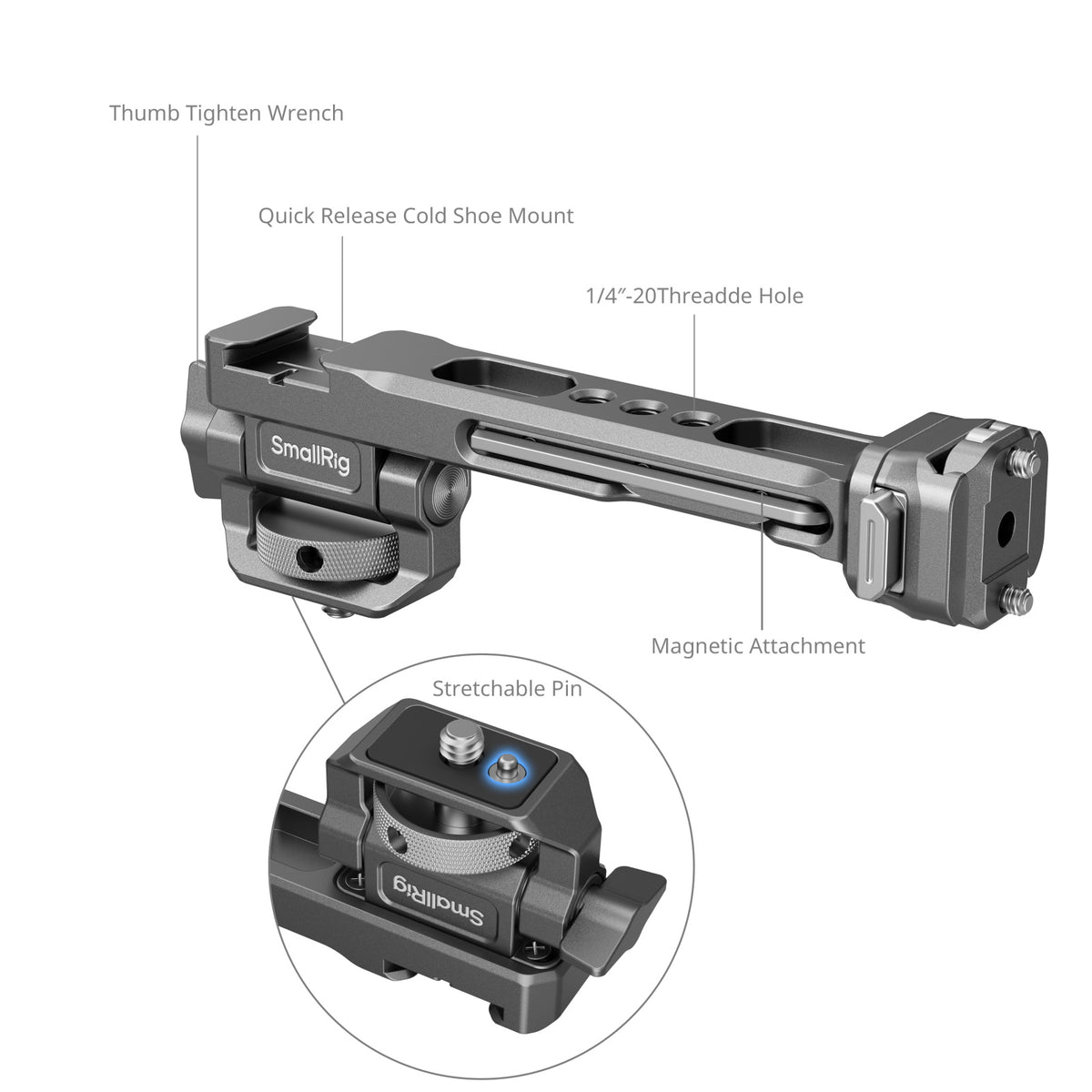 SmallRig "HawkLock" H21 Monitor Support for DJI Stabilizers