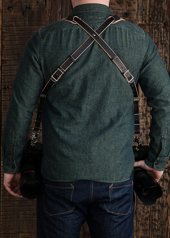 Skinny Money Maker | Thin Leather Camera Harness