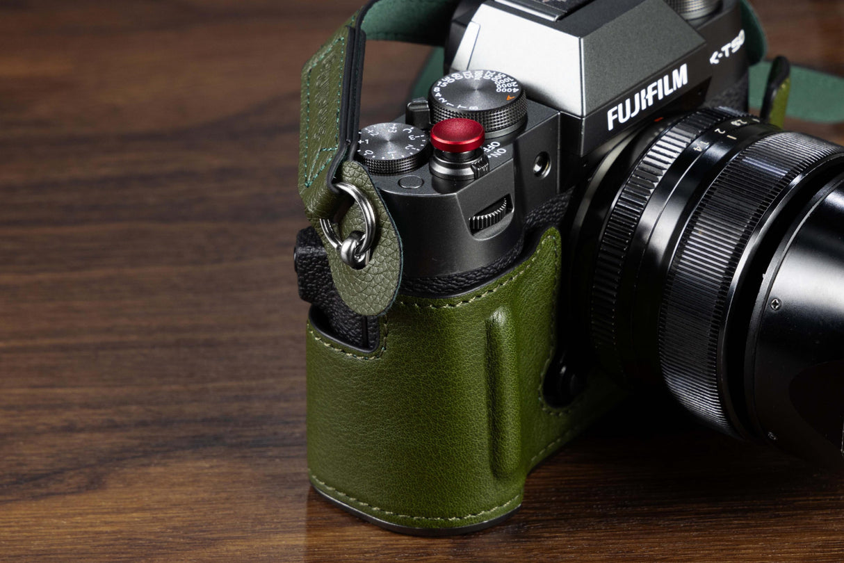 SmallRig Leather Half Case Kit for FUJIFILM X-T50 (Green) 4711