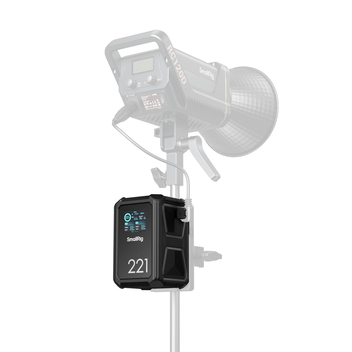 SmallRig X-Touch Smart Triple-Proof (1.5m / 4.9ft Drop-Resistant, IP54 Waterproof / Dustproof) V-Mount Battery X221 4985