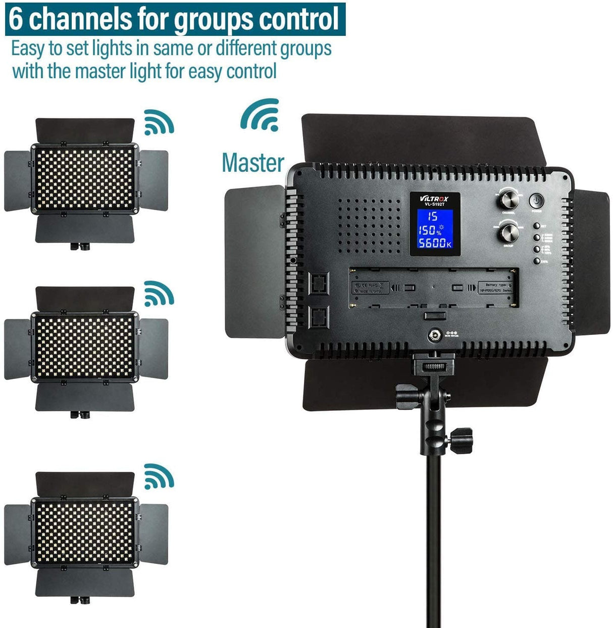 Viltrox VL-S192T LED Light Kit (3 Packs)