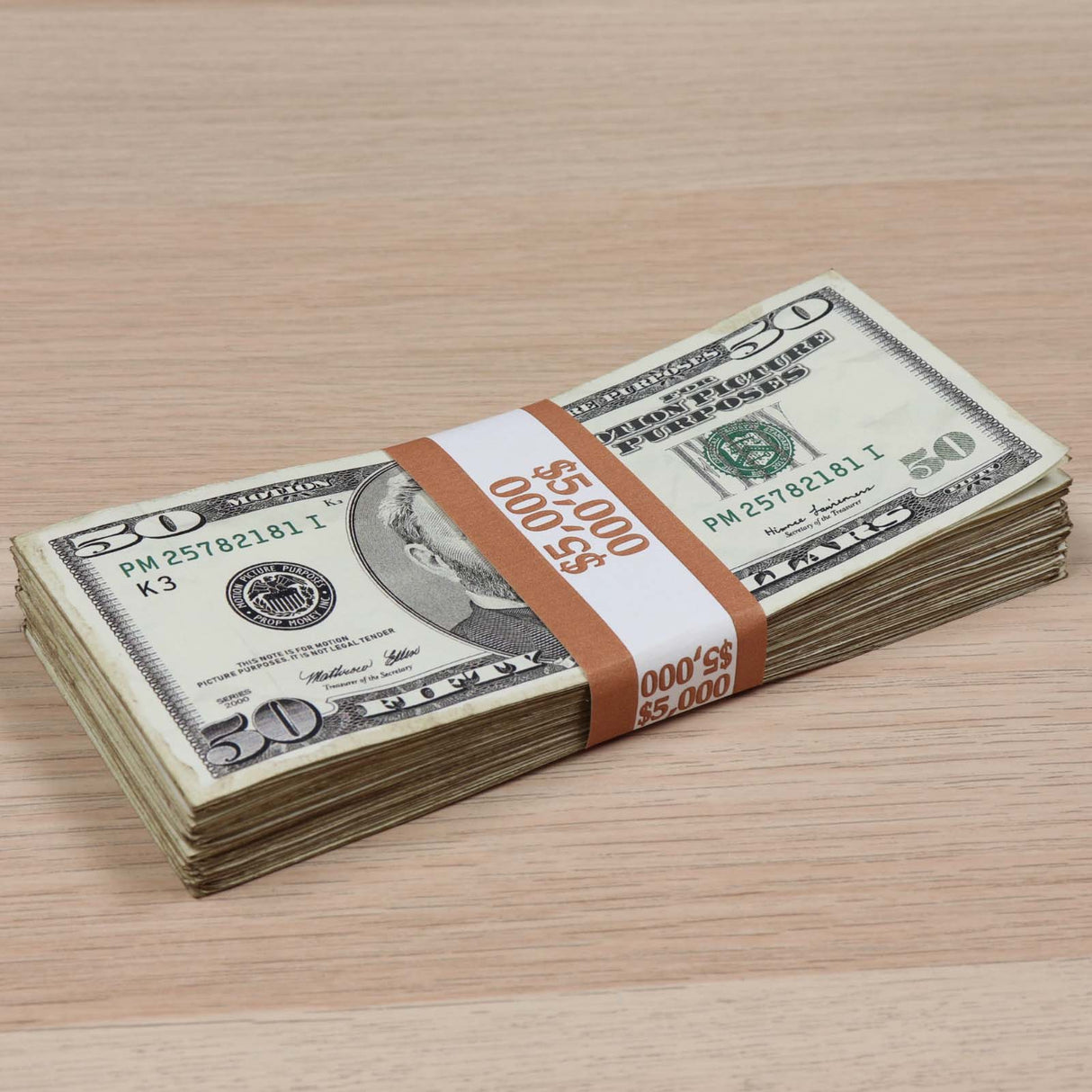 $5,000 RealAged Full Print 2000 Series Stack