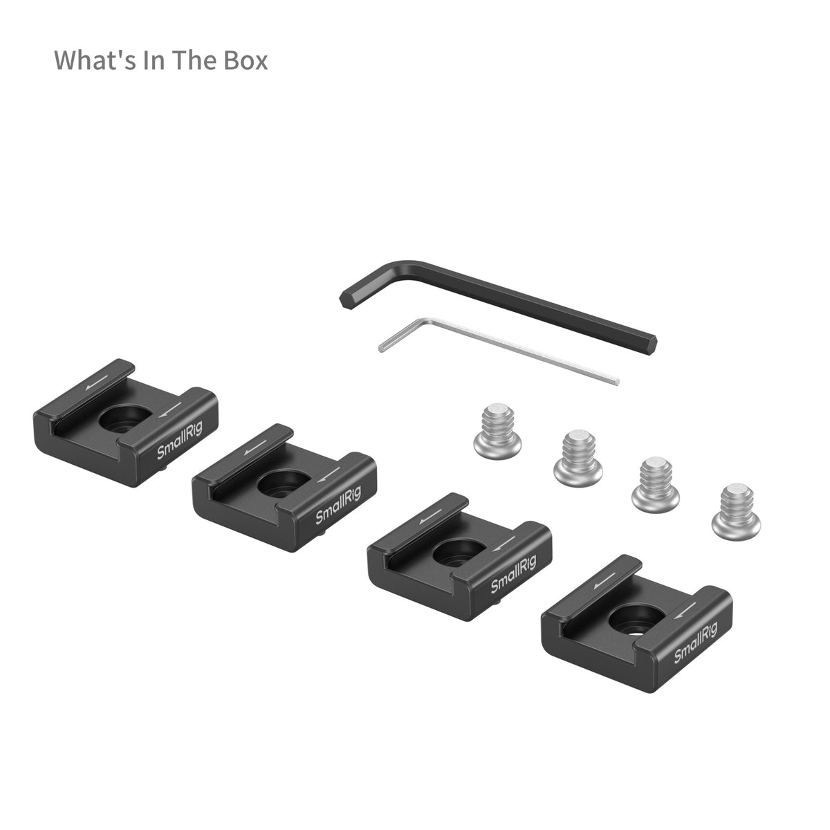 SmallRig Anti-Twist Cold Shoe Mount Support (4pcs)