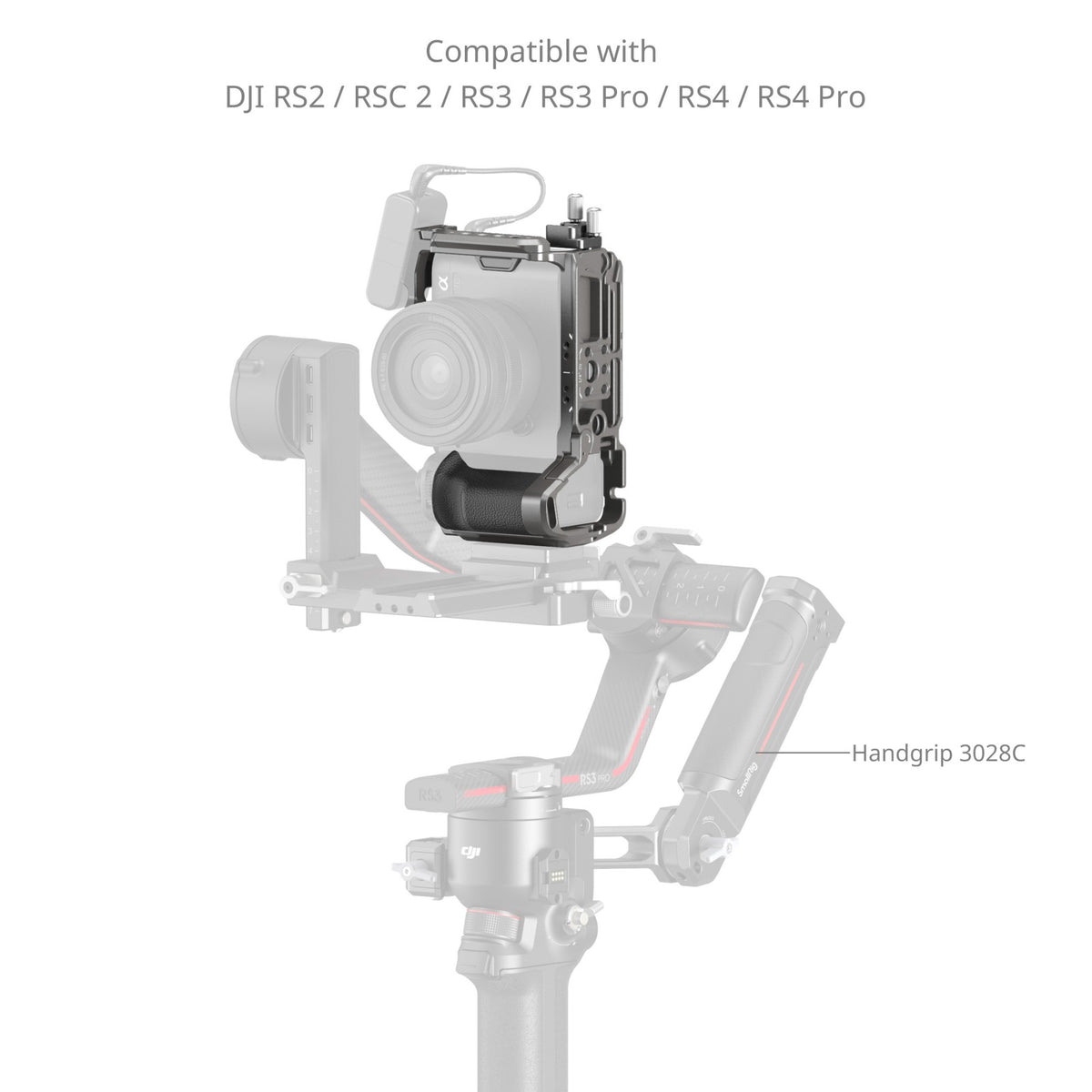 SmallRig “HawkLock” Quick Release Cage Kit with Silicone Handle for Sony Alpha 7C II / 7CR