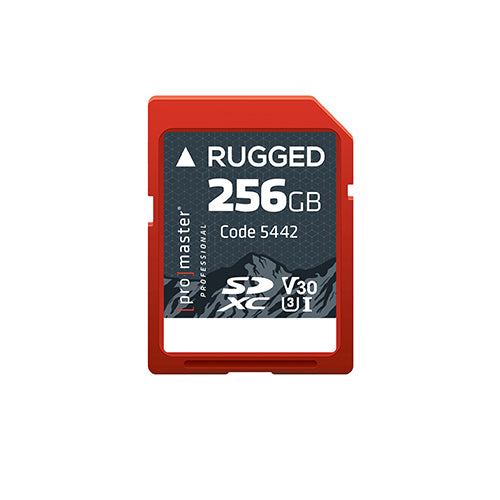 ProMaster SDXC 256GB Rugged™ UHS-I V30 Memory Card - Image 1