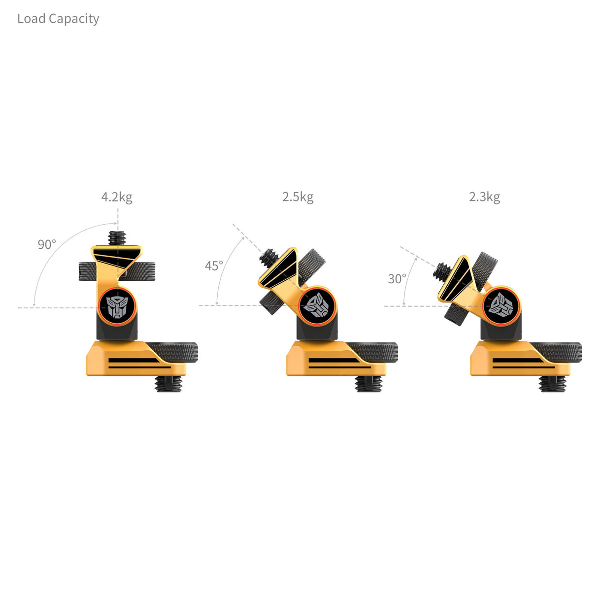 SmallRig Adjustable Monitor Support Compatible with ARRI 3/8''-16 Screws(BumbleBee Edition)5520